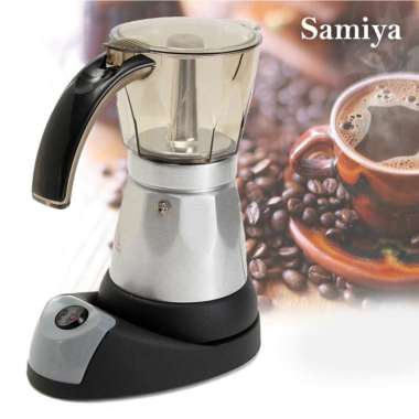 MOKA POT ESPRESSO COFFEE MAKER ELECTRIC / MOKAPOT TEKO KOPI LISTRIK - LORENA MKP LISTRIK3CUP