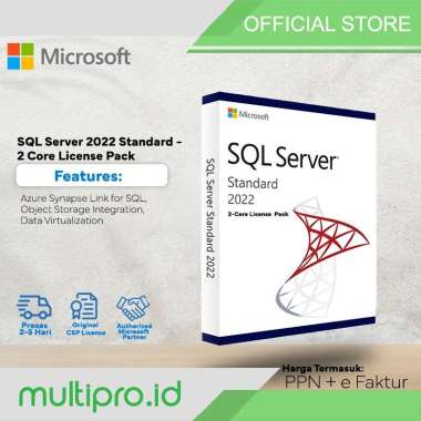 Microsoft SQL Server 2022 Standard Core - 2 Core License Pack CSP