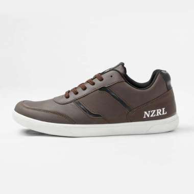 PEDRO |ManNeedMe x NAZ| Sepatu Sneakers Pria Casual Sneaker Cowok ORI 42 Brown