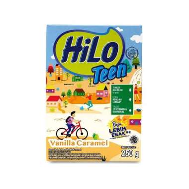 Promo Harga Hilo Teen Vanilla Caramel 250 gr - Blibli