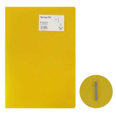 EAGLE FILES Spring File Folio Map Plastik Map Snelhecter KUNING