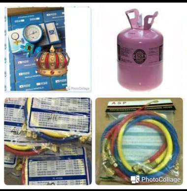 Paket Freon R410a 2 Kg r410a Refrigent sekali pakai langsung dingin