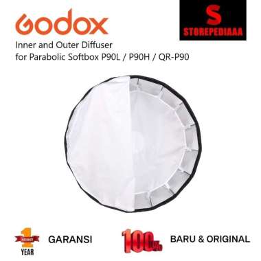 Godox Inner + Outer Diffuser for Parabolic Softbox P90L P90H QR-P90