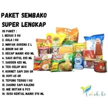 Paket sembako LENGKAP Murah, Parcel Lebaran KOMPLIT Sesuai deskripsi