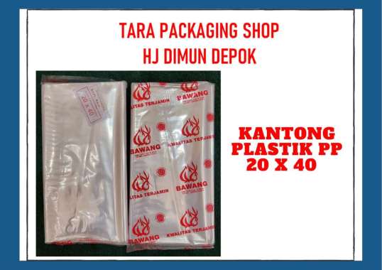 KANTONG PLASTIK BENING PP 20 X 40 CM
