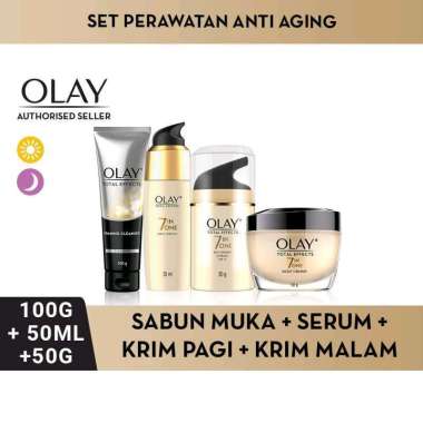 Olay Total Effects Set Lengkap Anti Aging Skincare