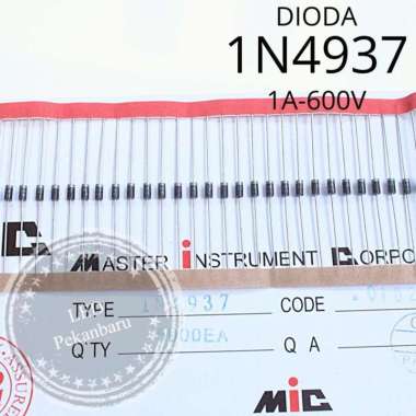 DIODA 1N4937 IN4937 IN 4937 1N MIC 1A 600V RENTENG DIODE
