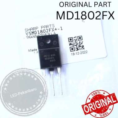ORIGINAL TR POWER MD1802FX MD1802 MD 1802 FX TRANSISTOR HORIZONTAL