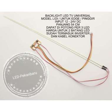 BACKLIGHT LED TV UNIVERSAL BL MULTI STRIP LIDI EDGE - PINGGIR INVERTER