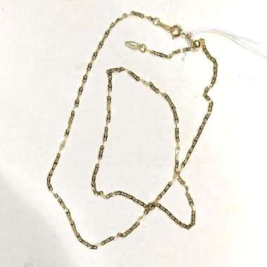 Kalung Serut Toscano Emas Kuning 750