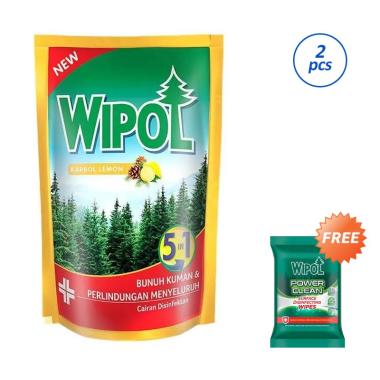 Jual Wipol Karbol Lemon Cairan Pembersih Lantai 780 Ml Refill Online Desember 2020 Blibli