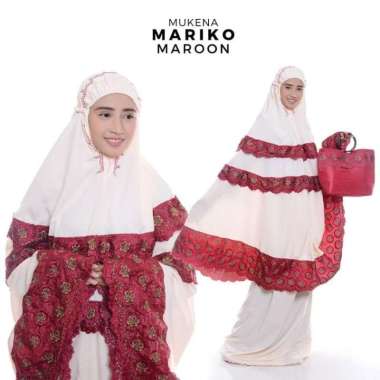 TERLARIS/TERMURAH PUSAT GROSIR MUKENA DEWASA MARIKO MAROON