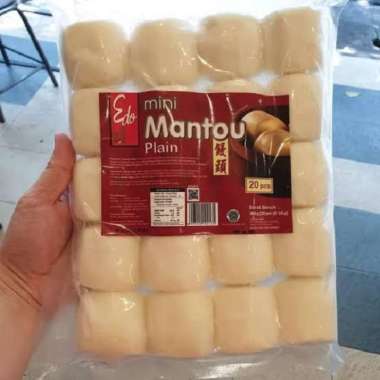 Edo Mini Mantau Mantou Plain isi 20pcs
