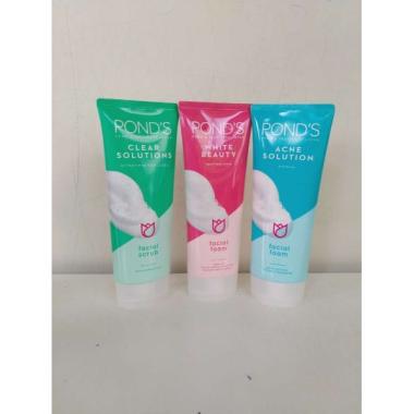 Ponds Facial Foam / Sabun Cuci Muka 100 gram Pink, Hijau, Biru, Hitam