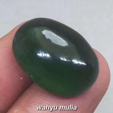 Batu Akik Ijo Botol asli (Kode 1124) Hijau