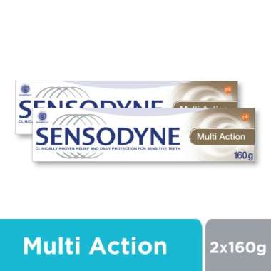Promo Harga Sensodyne Pasta Gigi Multi Action 160 gr - Blibli