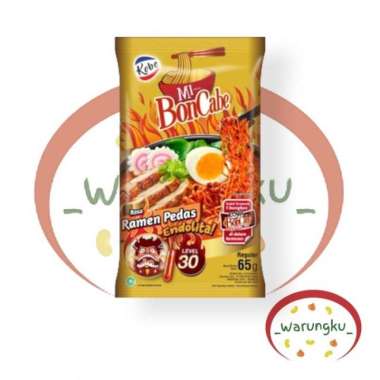 RAMEN Bon Cabe 65gr Level 30 Endolita Mie BonCabe
