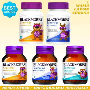 Blackmores Superkids Immune Gummies / Multi Chewables 60 Tablets / Omega Brain Chewable 50 Tablet Su