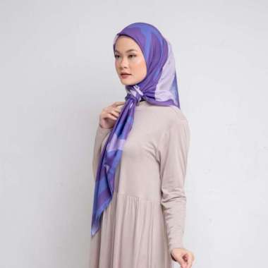 Jilbab Segiempat Buffalo Scarf Ori Dauky Official Ungu