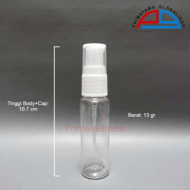Botol Pump Treatment 27 ml Natural - botol kosmetik - botol skincare Pump Treatment Putih