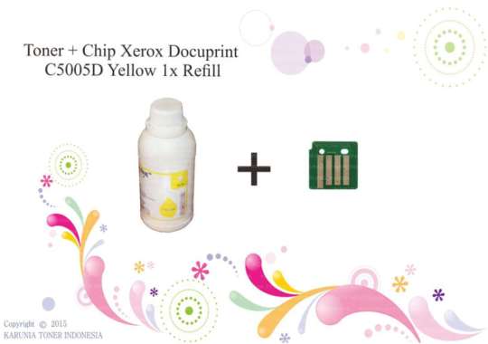 Toner + Chip Xerox Docuprint C5005D Yellow Murah Kuning