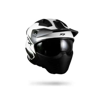 JPX Full Face MX-726R XXL Pearl White Gloss/Black