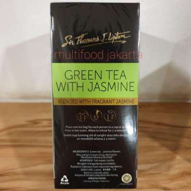 Lipton green tea with jasmine / teh hijau melati lipton premium