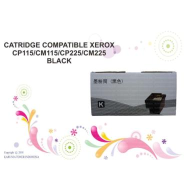 CATRIDGE COMPATIBLE XEROX CP115-CM115-CP225-CM225 BLACK Berkualitas Hitam
