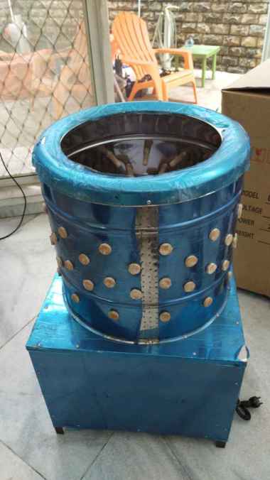 MAXPUMP TM-60 Mesin Pencabut Bulu Ayam / Cabut Bulu Bebek Mesin bubut bulu ayam SS SILVER
