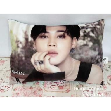 Bantal Boneka SPM Persegi Jimin Chimmy BTS KPOP Unofficial BANTAL SPM JIMIN NEW