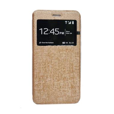 Delkin Flip Cover Casing for Oppo Neo 7 A33 - Gold