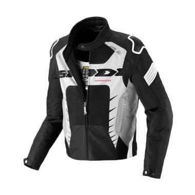 Spidi Warrior Net Jaket Motor - Black White