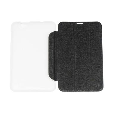VR Leather Flip Cover Casing for Tablet Lenovo A5000 (7.0 Inch) - Black VR Leather Flip Cover Casing for Tablet Lenovo A5000 (7.0 Inch) - Black