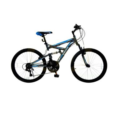 WIMCYCLE Air Flex X2 Sepeda MTB - Grey [24 Inch]