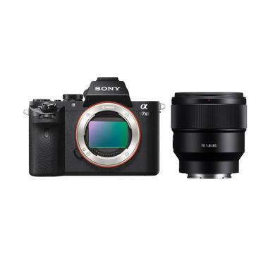 Sony Alpha A7 Mark II Body Only Kam ... Black + SEL FE 85mm F1,8