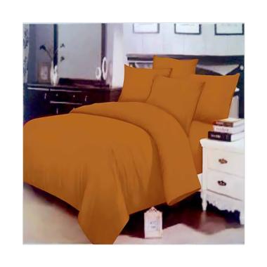 Chelsea Microtex Polos Set Sprei - Coklat