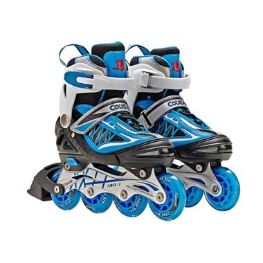 Cougar ADJ. Inline Skate W-ABEC7 MZS851 BLACK-BLUE 30-33