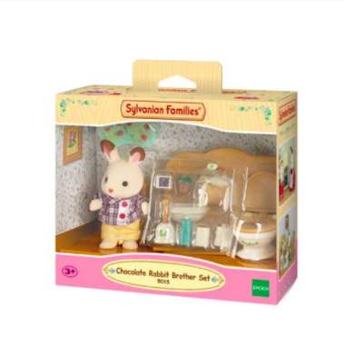 Mainan Koleksi Sylvanian Families Chocolate Rabbit Brother Set