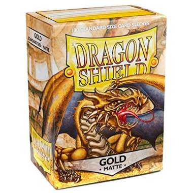 MONOPOLIS Dragon Shield Matte Card Sleeve Gold [100 pcs]