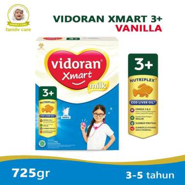 Promo Harga Vidoran Xmart 3 Vanilla 725 gr - Blibli