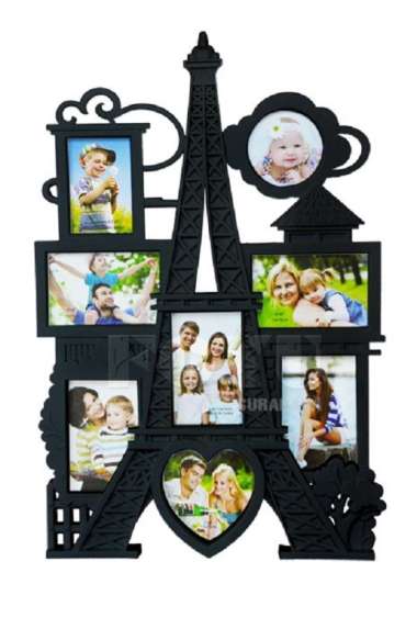 Pigura Bingkai Frame Foto Kolase Multi Photo XZ9 Hitam