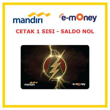 Kartu MANDIRI E-MONEY Superhero The Flash 118 Superhero etoll Custom Emoney [ SALDO NOL / 1 SISI ]