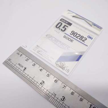 Kail Pancing Owner Sode 90282 No 0.5 Tanpa Lubang BB019005 silver