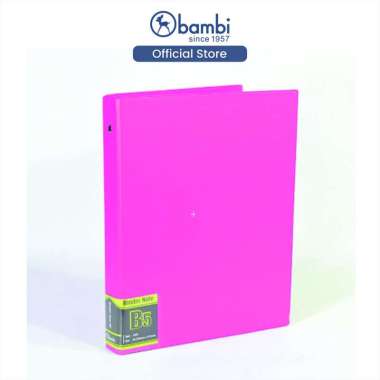 Binder Note B5 Fluoro Pink