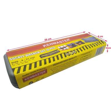 Kenmaster Kunci Sok 10 Pcs