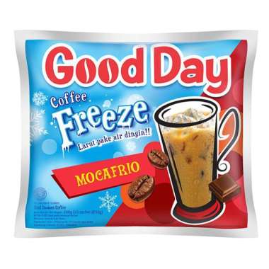 Promo Harga Good Day Coffee Freeze Mocafrio per 10 sachet 30 gr - Blibli