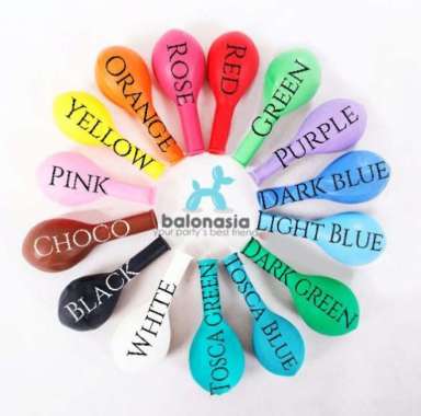 Balon Latex Doff - Biru