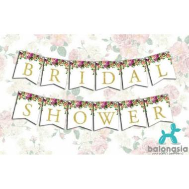 Bunting Flag Bridal Shower - Multicolor