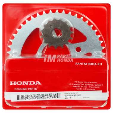 AHM 06401-K45-N01 Gear Rantai Gir Set CB 150 R LED CBR 150 R K45A