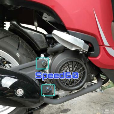 Baut Dudukan Knalpot Honda Scoopy Beat Vario Baut Probolt Thailand Stainless Flower King Nut Gold